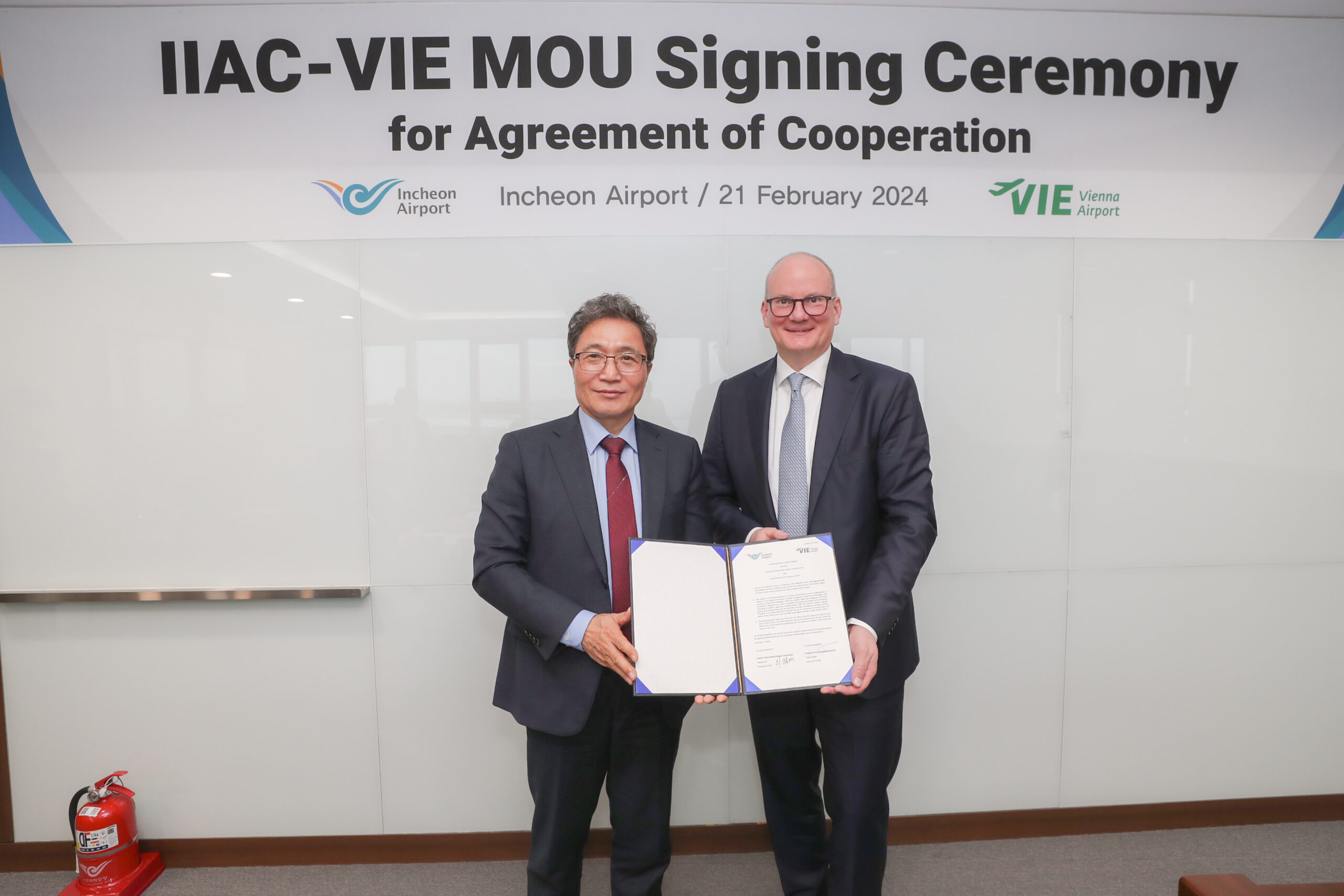 Flughafen Wien stärkt seine Position als Cargo-Hub für Asien: Kooperationen mit Incheon Airport und Korean Air geschlossen