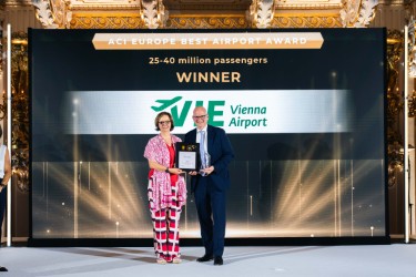Flughafen Wien ist bester Airport Europas: ACI verleiht dem Flughafen Wien den „Best European Airport 2026“-Award